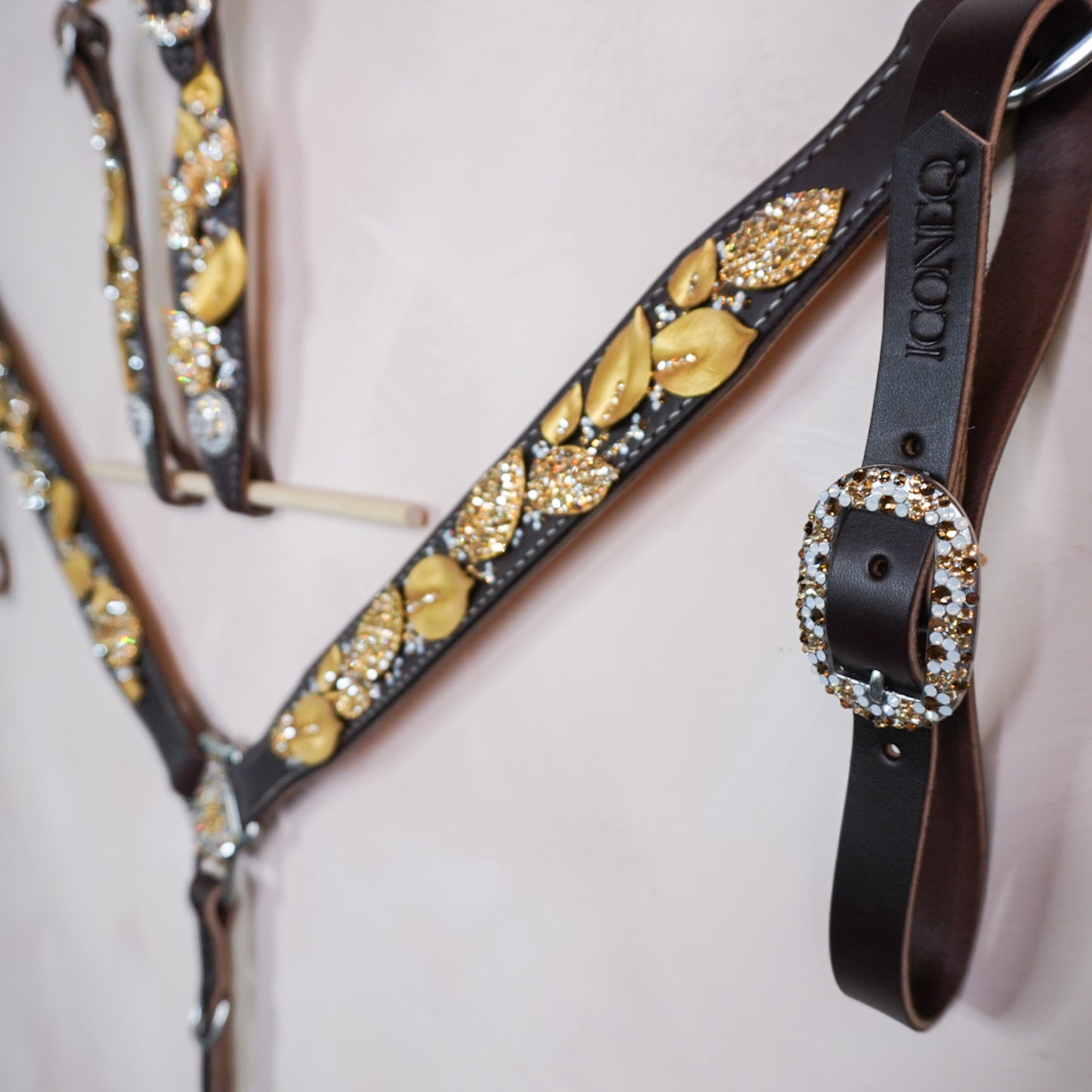 Golden Leaves 3D Tack Set